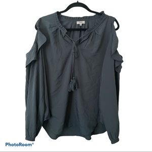 Kensie Jeans Cold Shoulder Blouse